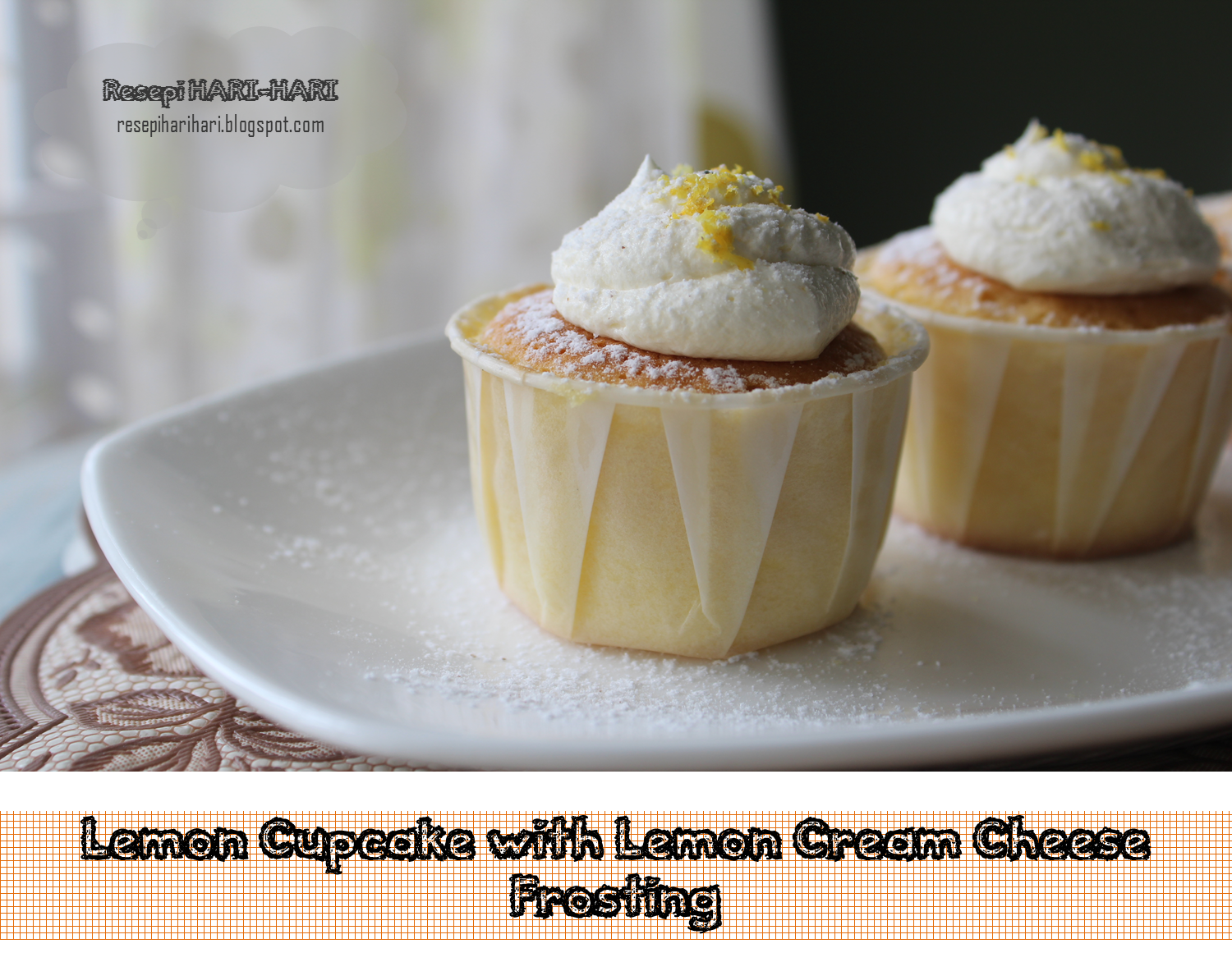 Recipes of Daily Cooking and Baking : Lemon Cupcake with 