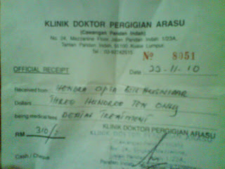 Haslina: Klinik Gigi Arasu