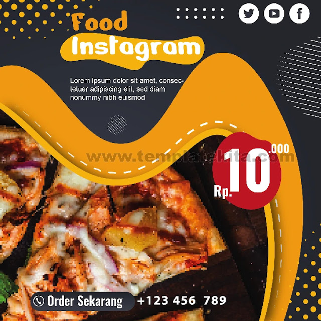 Download Feed Instagram Makanan Coreldraw Dan Photohop