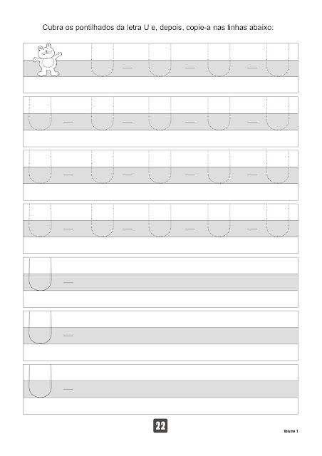 Caderno de Caligrafia