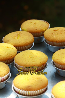 CUPCAKE PUTIH TELUR - (II) ORANGE CUPCAKE