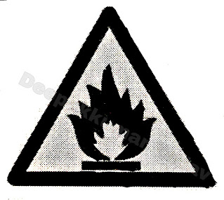 The material is flammable.