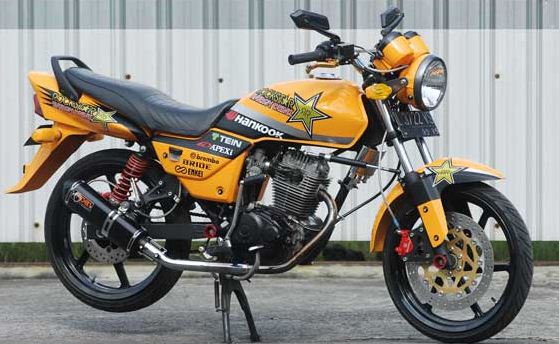 Honda Megapro Cool Stiker Modification Modifikasi Motor 