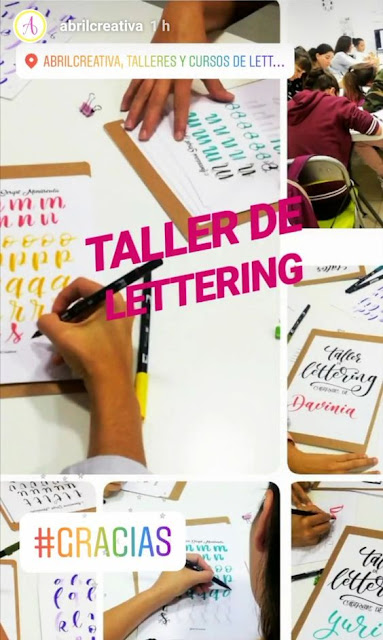 taller de lettering 10 enero 2020