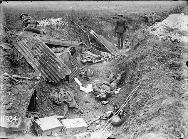 Fotografías de la guerra de trincheras en la Primera Guerra Mundial