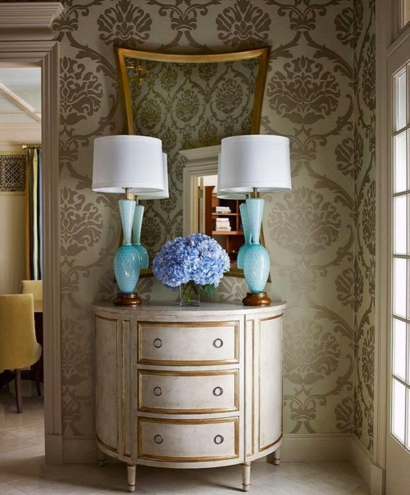 damask lamps
