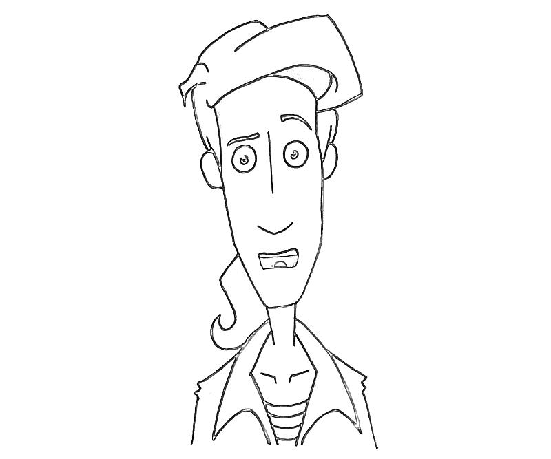 printable-guybrush-threepwood-funny-coloring-pages