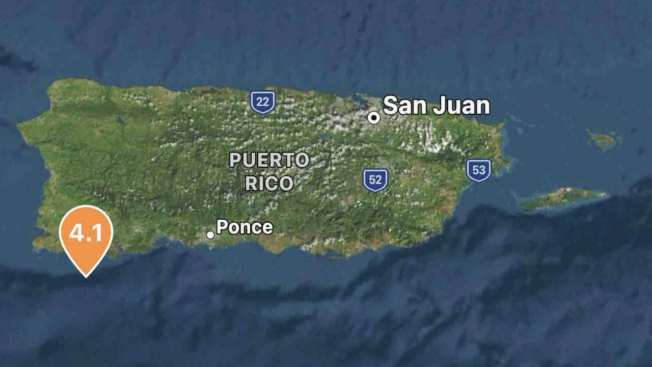 Temblor de tierra en Puerto Rico