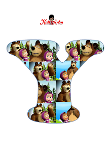 Abecedario de Masha y el Oso. Masha and the Bear Alphabet.