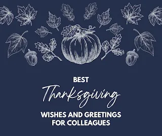 Image of Best Thanksgiving Wishes and Greetings for Colleagues