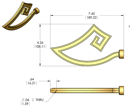 90020167-A, FINIAL, POGODA