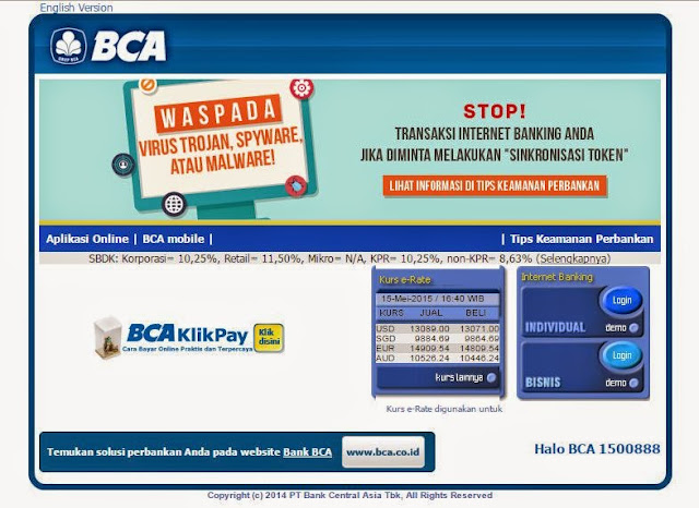 Cara registrasi internet banking bca Dan transaksi menggunakan internet banking bca