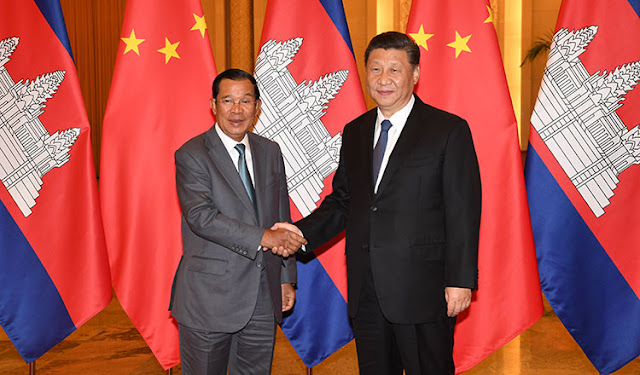 Mr Xi asks Mr Hun Sen not to bow to EU’s demands