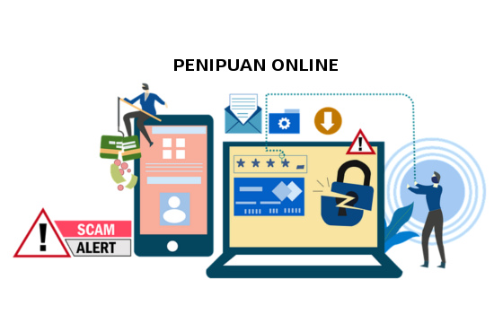 peniupuan online, scamming, phishing, online fraud, ciri-ciri penipuan online, modus penipuan online