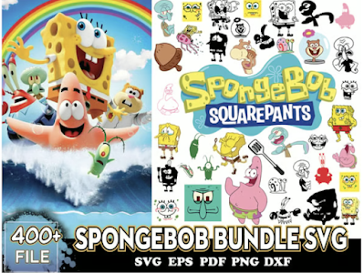 400 Files Spongebob SVG Bundle