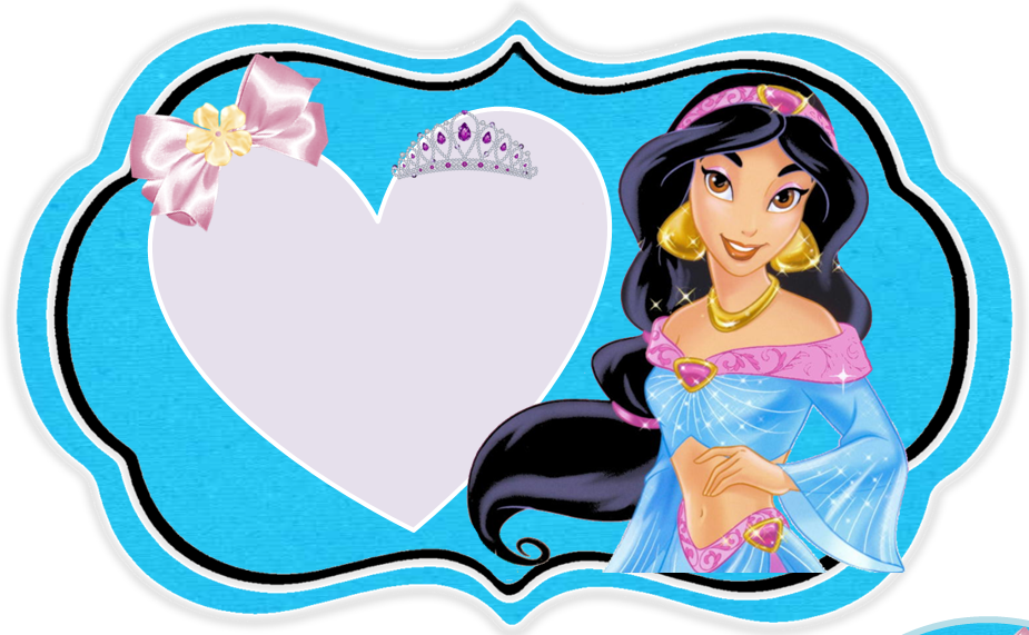 Jasmine Free Printable  Toppers, labels or stickers.