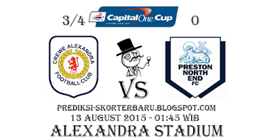 "Agen Bola - Prediksi Skor Crewe Alexandra vs Preston North End Posted By : Prediksi-skorterbaru.blogspot.com"