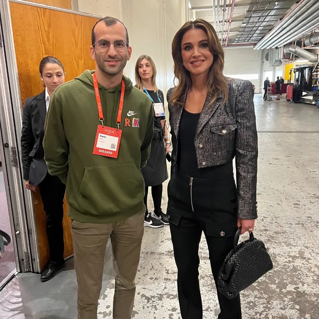 Queen Rania of Jordan attended the Web Summit in Lisbon