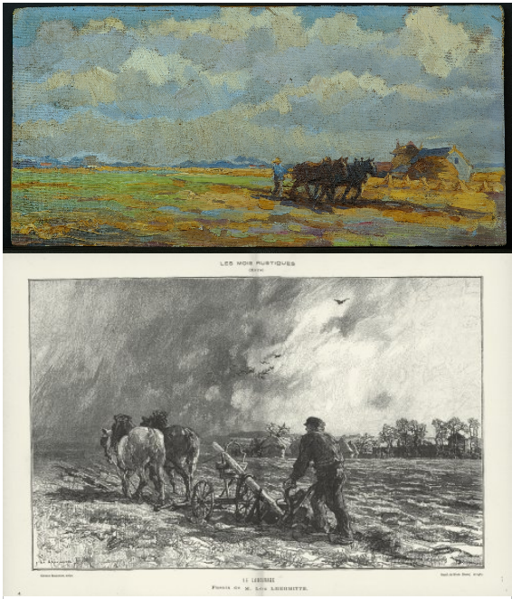 Vincent van Gogh and Léon Augustin Lhermitte - a comparison