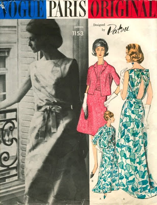 Jean Patou, Vogue pattern 1153, 1962