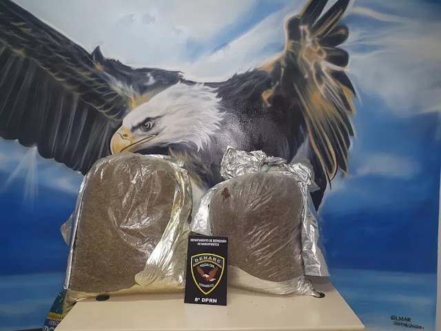 SUSPEITO DE TRÁFICO É PRESO COM 50 KG DE MACONHA NA BR-232, EM CUSTÓDIA