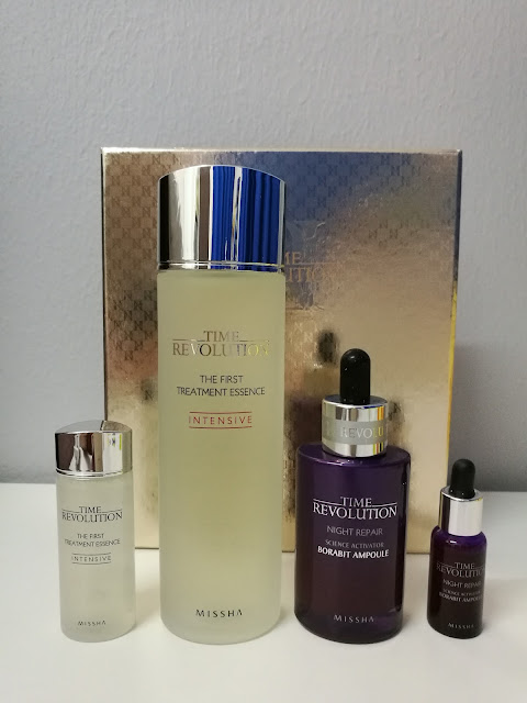 Missha Time Revolution Best Seller The First Treatment Essence with Night Repair Ampoule