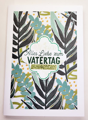 Grußkarte zum Vatertag mit Dschungel-Feeling Stampin' Up! www.eris-kreativwerkstatt.blogspot.de