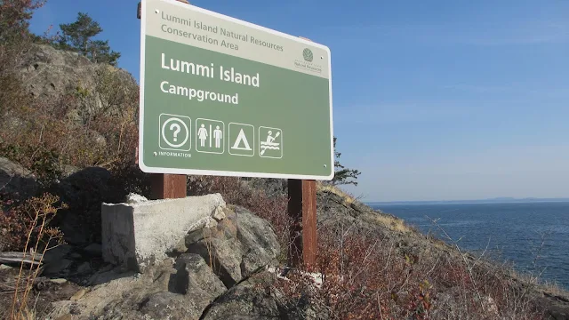 Lummi Island kayak campground