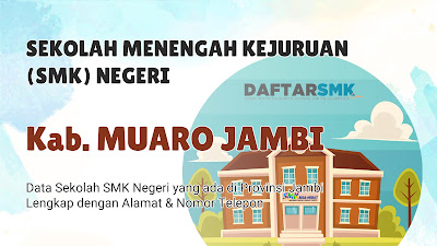 Daftar SMK Negeri di Kab. Muaro Jambi Provinsi Jambi