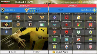 Download FTS Winning Eleven 2018 Apk + Data OBB by Aslan Android Terbaru