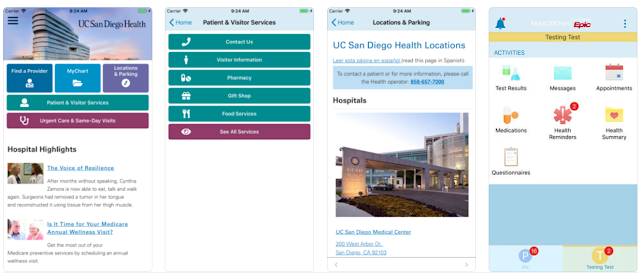 US San Diego - MyUCSDHealth Mobile App - Youth Apps