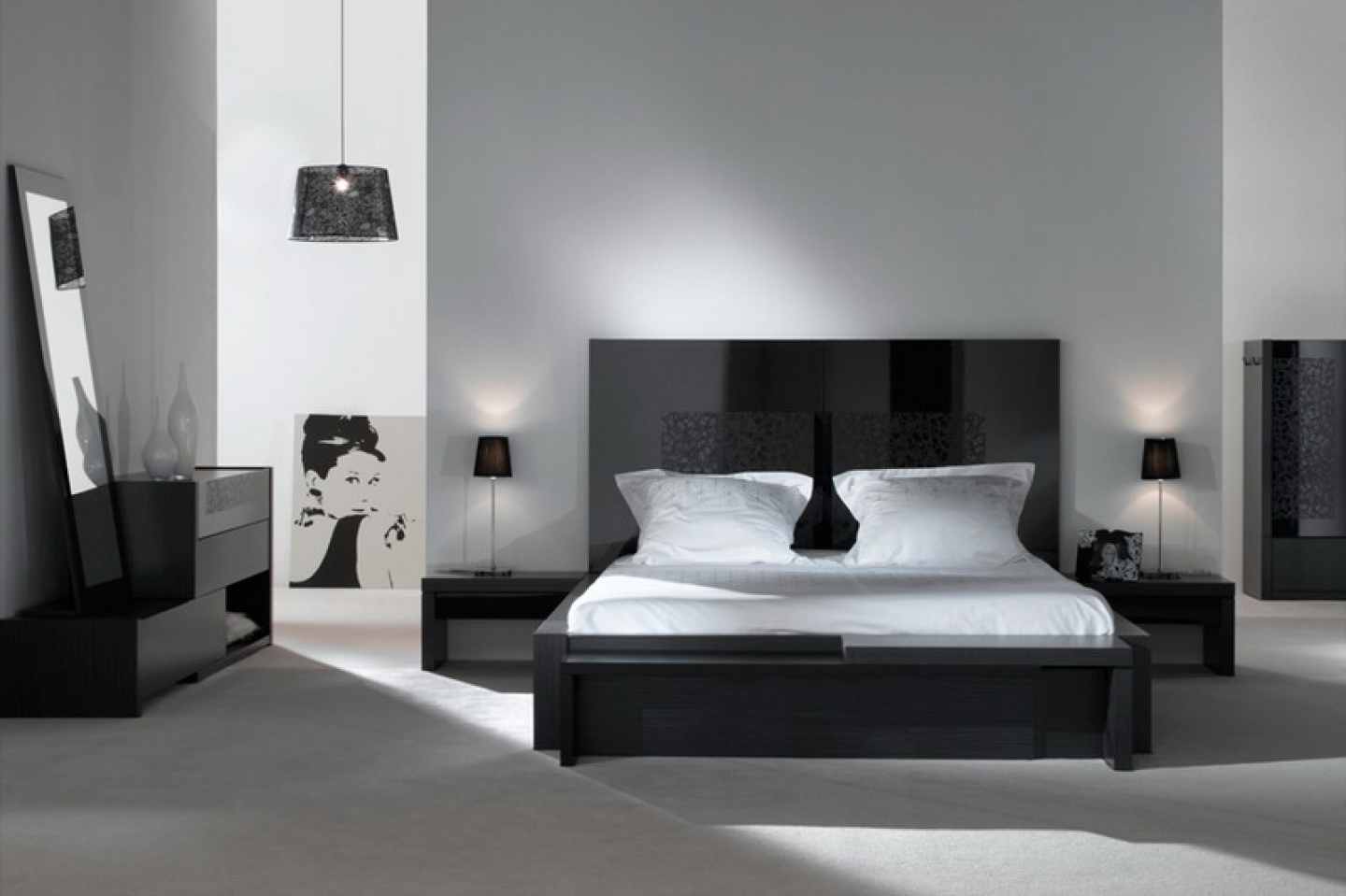 Black And White Decorating Ideas For Bedrooms