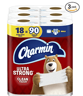 $23.35 - 18-Ct Family Mega Rolls Charmin Ultra Strong Clean Touch Toilet Paper