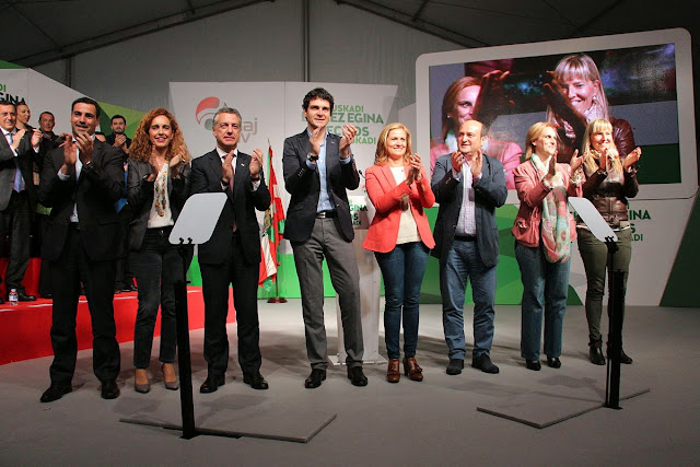 Mitin central del PNV en la campaña electoral en Barakaldo