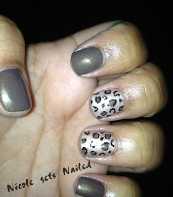 Cheetah Print Nail Design