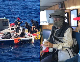 News: Stranded sailor and dog survive 2 months at sea on rainwater, raw fish