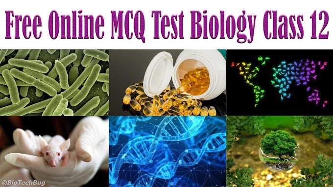 Free Online MCQ Test Biology Class 12th Chapter Wise with Answers