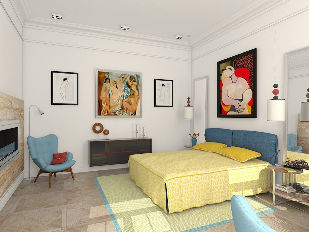 bedroom-ideas-for-art-collectors