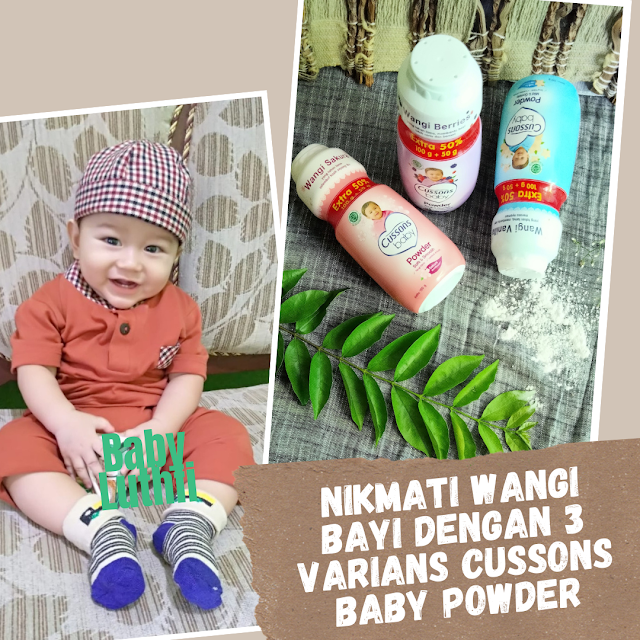 3 varians Cusson baby powder