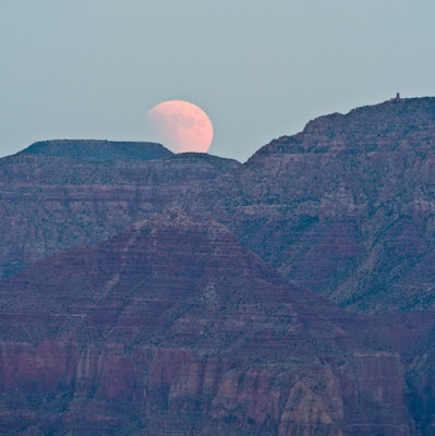 Blood Moon over the Grand Canyon