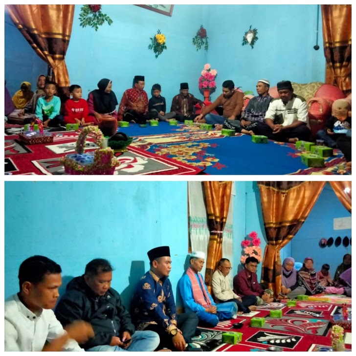 H. Fajran, SP, M, Si Ketua DPC Demokrat Kota Sungai Penuh Bersilaturahmi dengan Keluarga Besar RIKI di Ujung Pasir