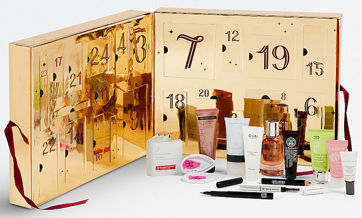 Spoilers and contents of the Selfridges Beauty Workshop Advent Calendar for 2017.