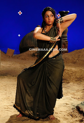 Charmi Kaur In New sexy Saree Images