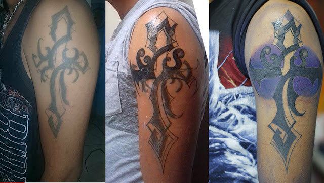 Cruz Cover up tattoo 