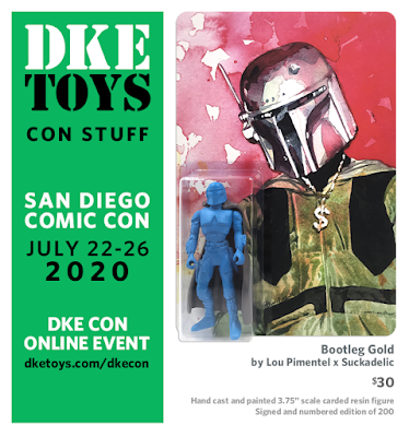 San Diego Comic-Con 2020 Exclusive Bootleg Gold Sucklord Resin Figure by Lou Pimentel x Suckadelic x DKE Toys