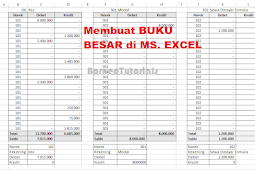 Cara Mengolah Data Pembukuan Mulai Jurnal sd Neraca dan L/R - Membuat Buku Besar #2