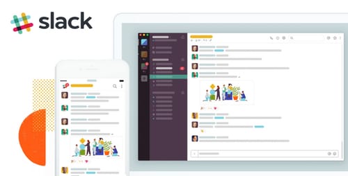 Slack provides the ability to send messages to people outside the company