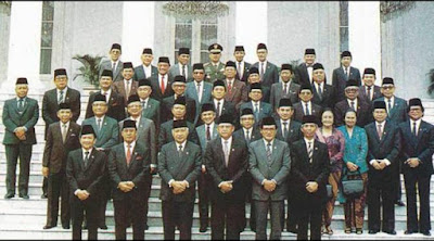 Susunan-Kabinet-Masa-Pemerintahan-Soeharto