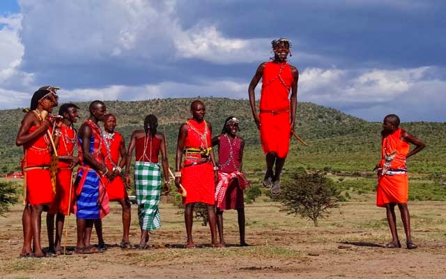 I was recently told of an African tribe that does the most beautiful thing. - Mara Young Men Jumping 2012