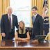 CONTROVERSIA POR FOTO DE IVANKA TRUMP EN LA OFICINA OVAL DE LA CASA BLANCA 